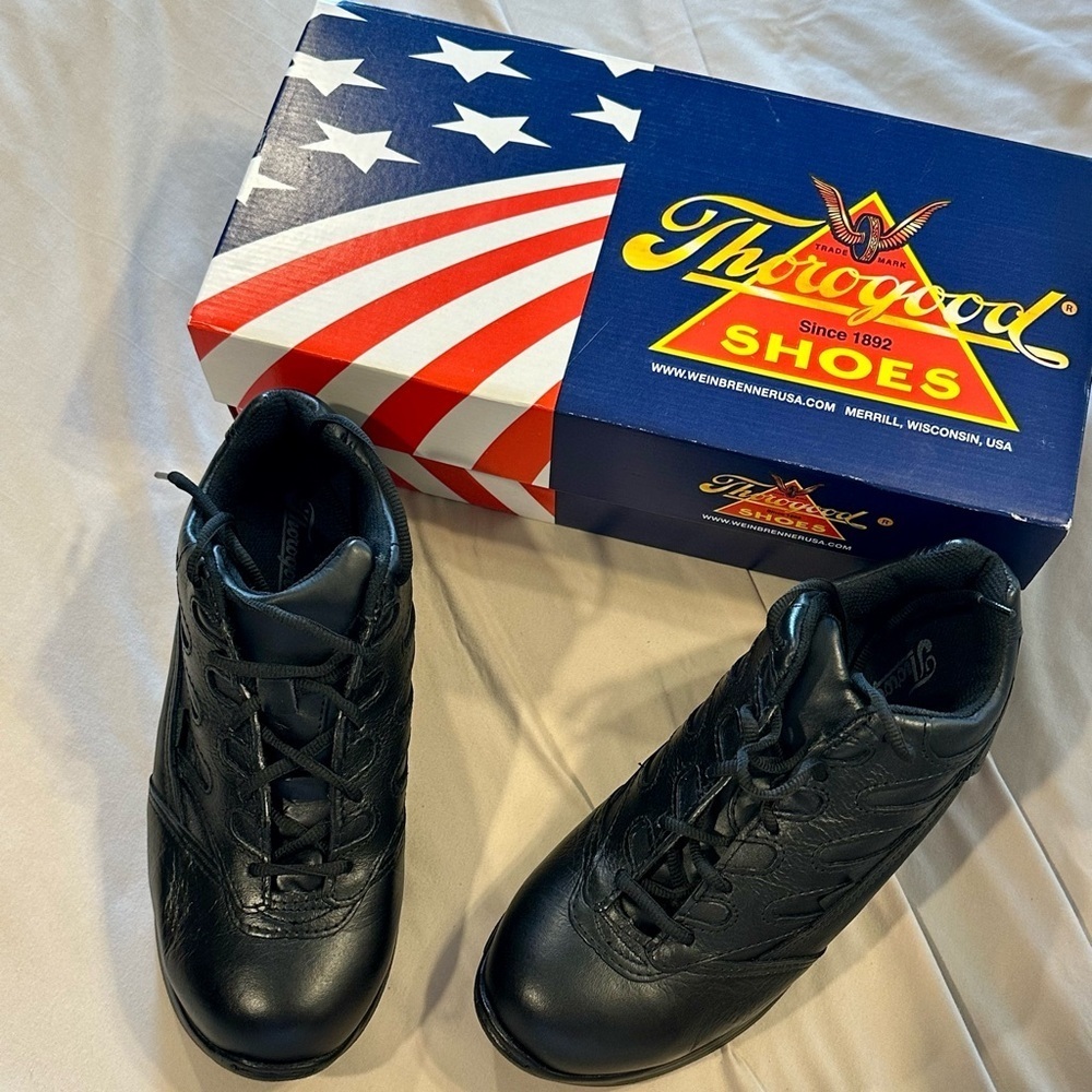 Thorogood Women’s Street Athletics Oxford Liberty Shoes Black 534-6932 9.5W USA